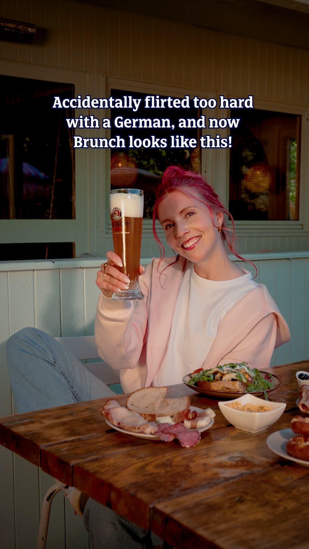 Paulaner Deutschland Facebook ad: and tbh I’m not mad about it
