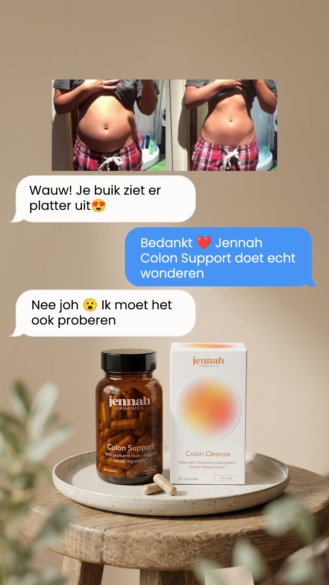 Jennah Organics Facebook ad