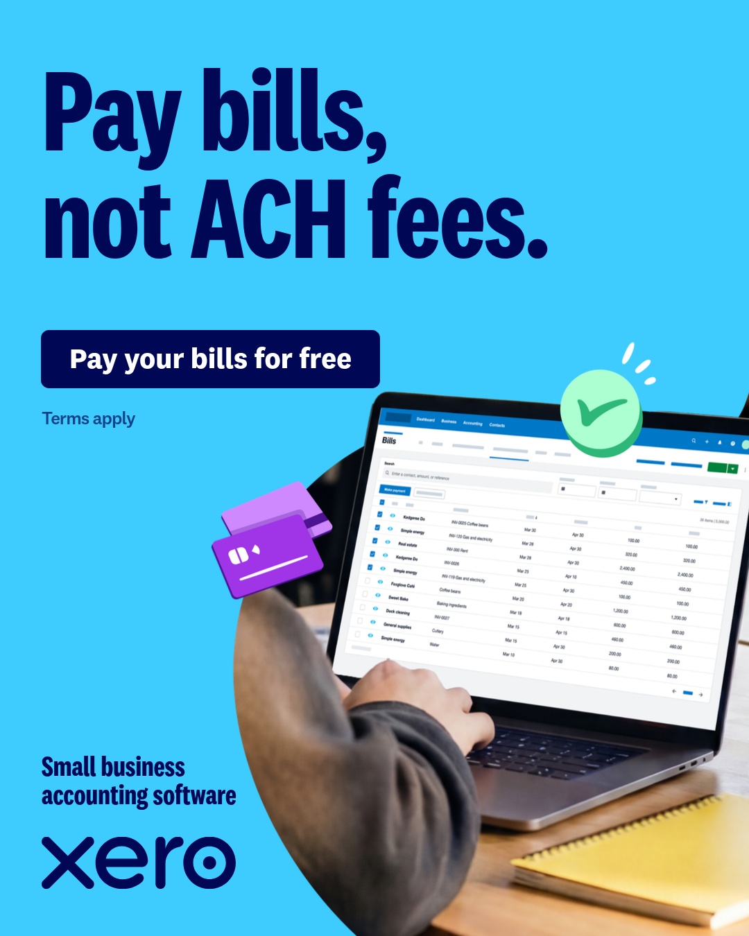 Xero Facebook ad