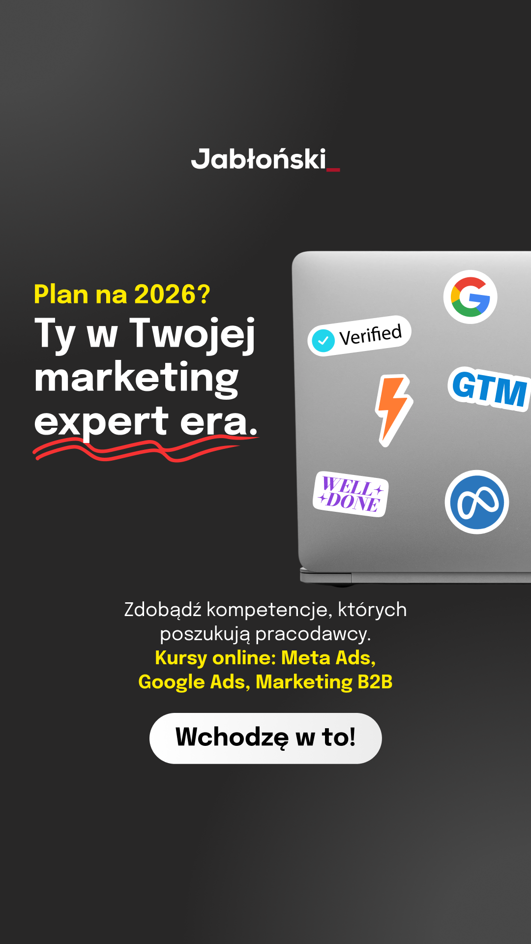 Artur Jabłoński Facebook ad