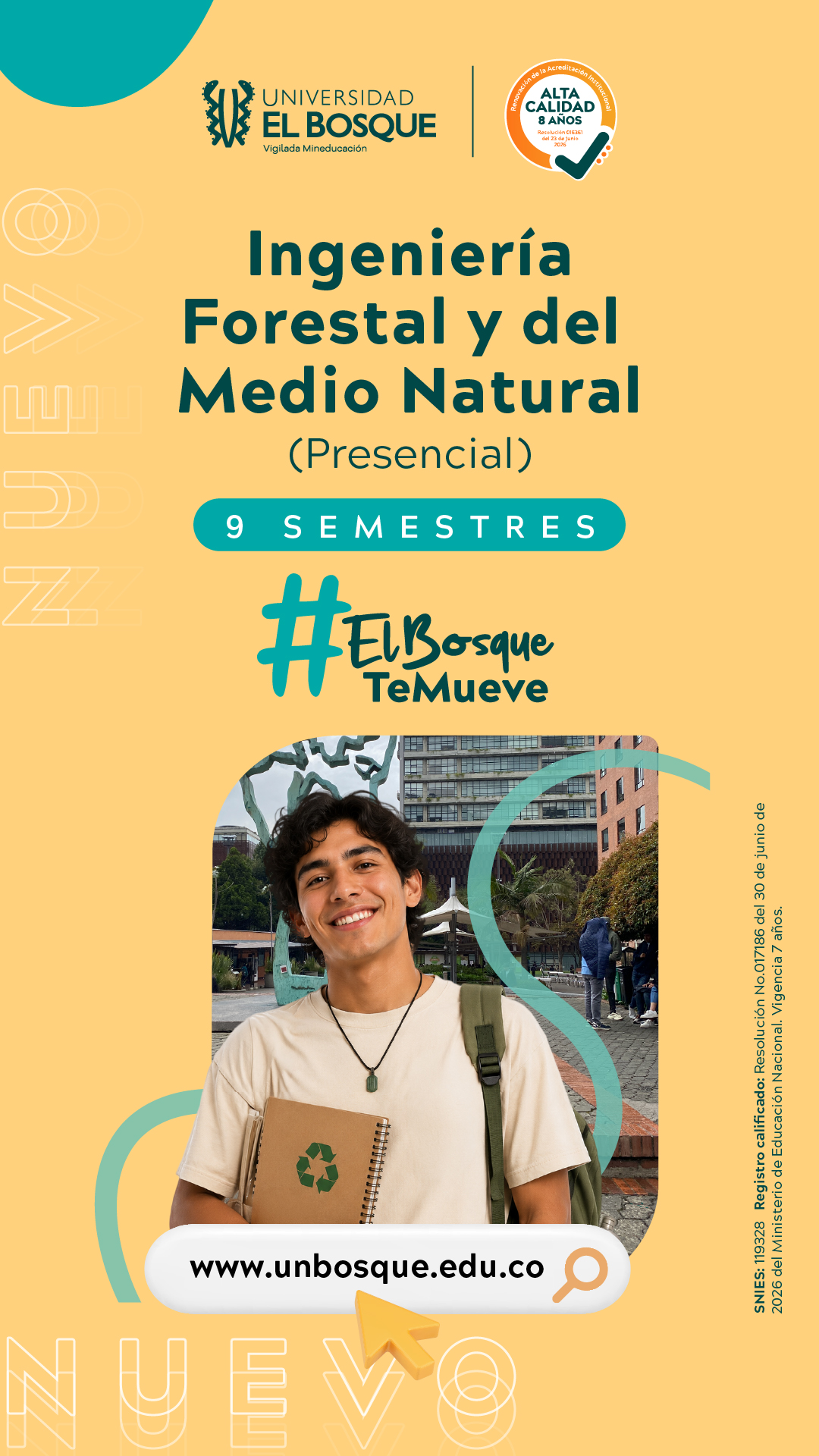 Admisiones Universidad El Bosque Facebook ad: Inscríbete aquí