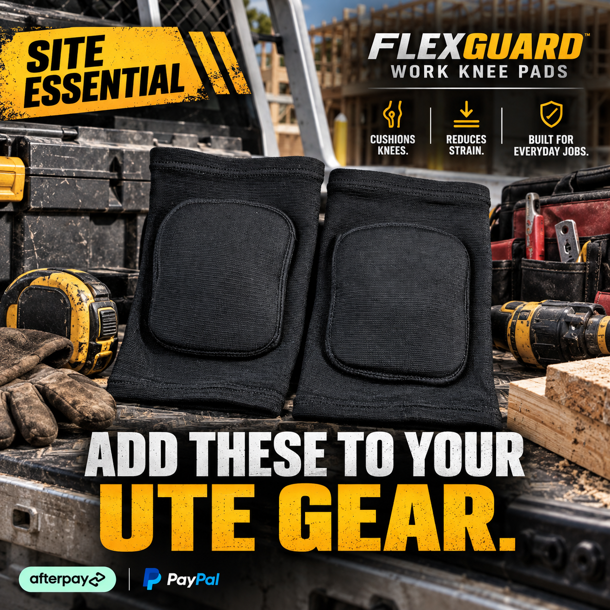 SiteGear Supply Store Facebook ad: Stock Up and Save, Buy 2, Get 1 Free.