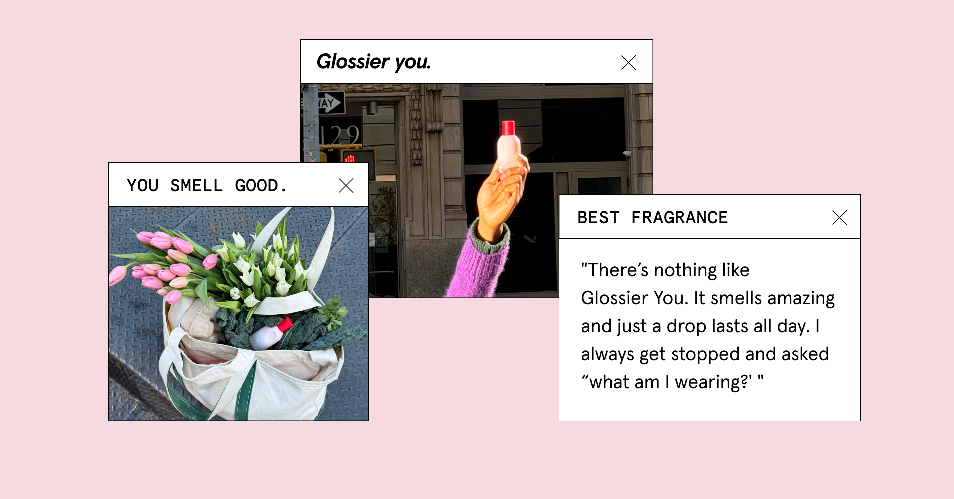 Glossier Facebook ad