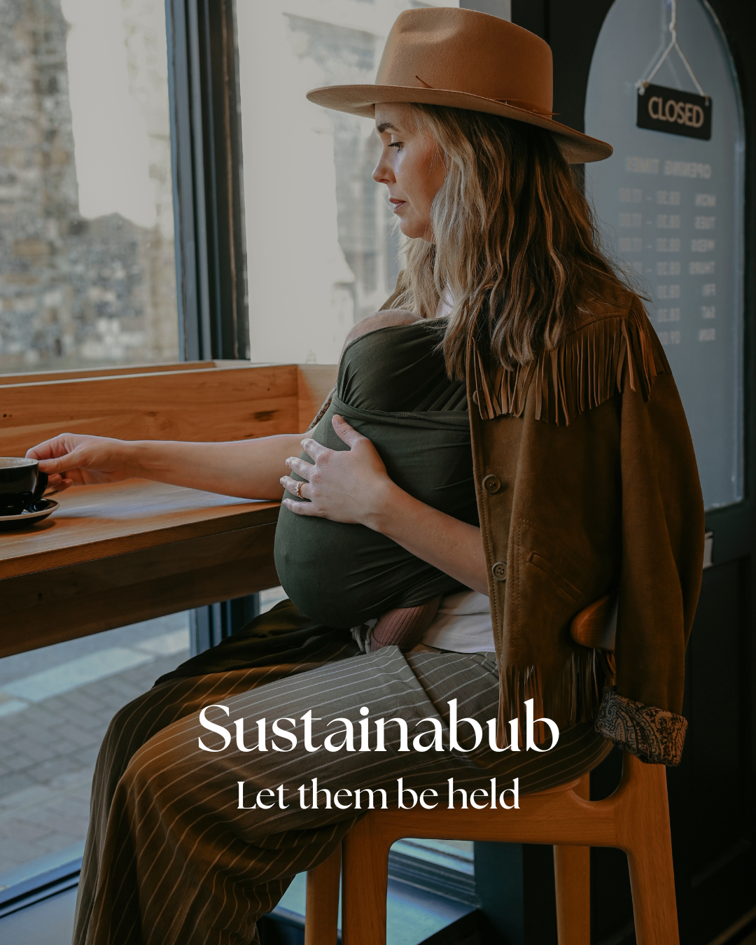 Sustainabub Facebook ad: Award-Winning Baby Wraps | Sustainably Made