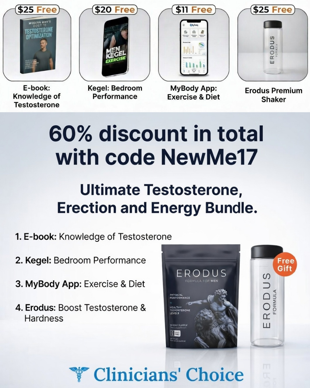 Erodus Formula For Men Facebook ad