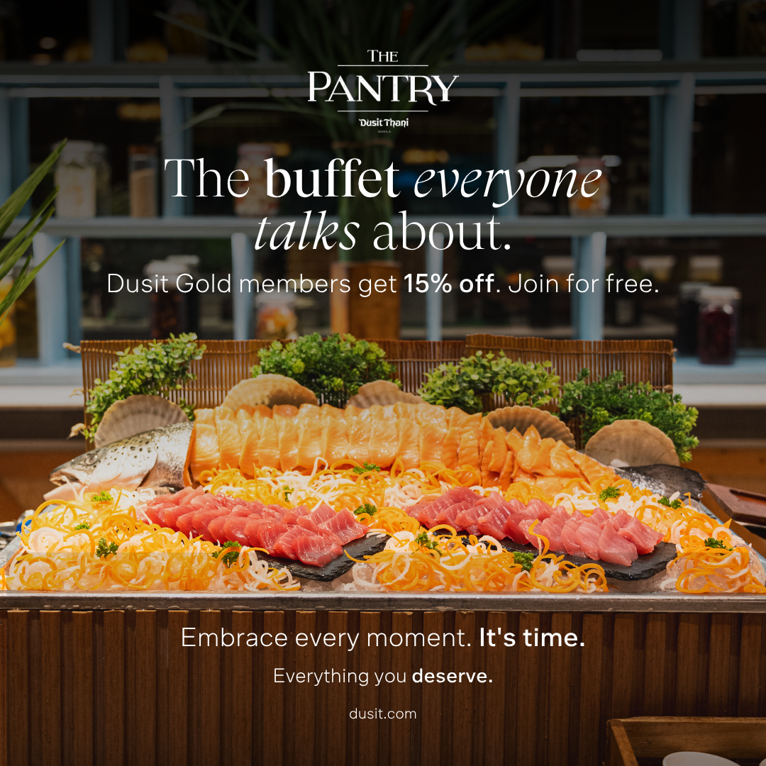 Dusit Thani Manila Facebook ad: Sunday Brunch at The Pantry
