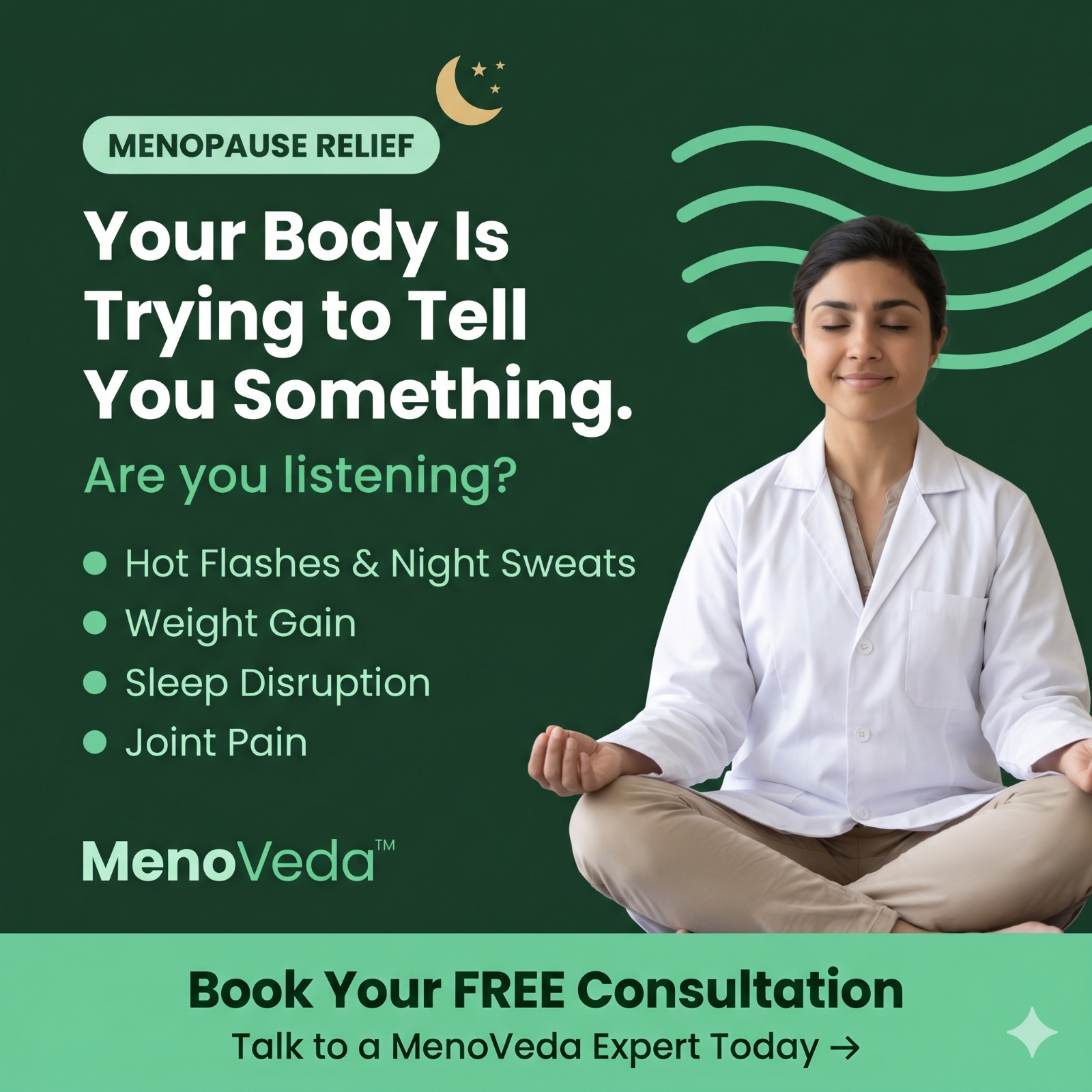 Menoveda Facebook ad