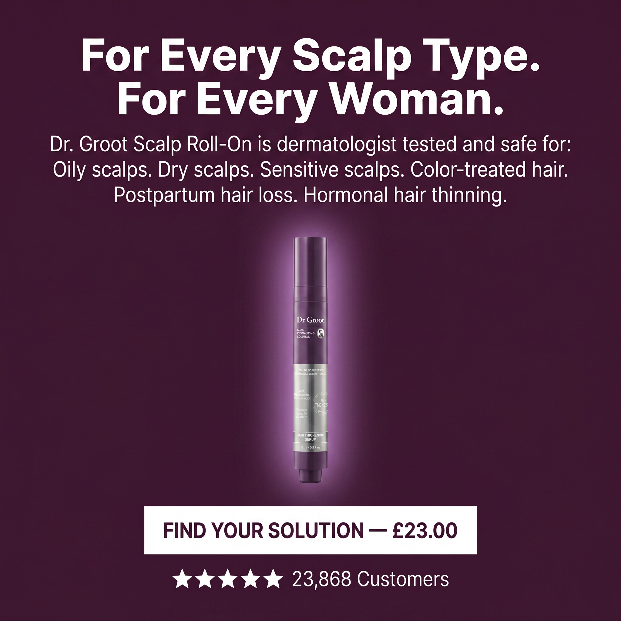 Hair Solutions Facebook ad