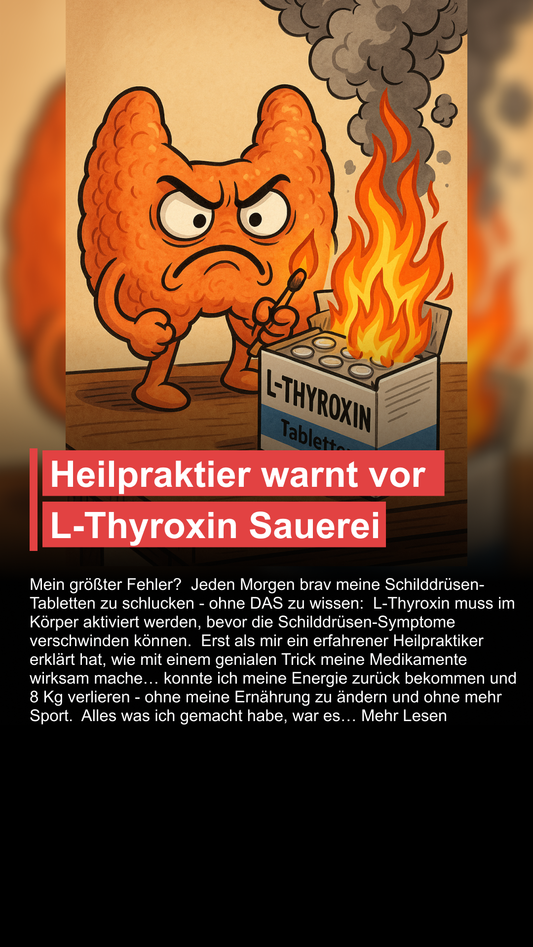 Mission Schilddrüse Facebook ad