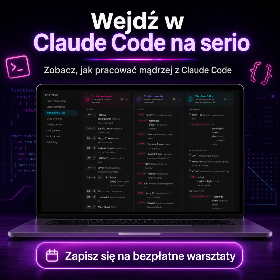 Stormit - Tomasz Woliński Facebook ad: Zarezerwuj swoje miejsce.