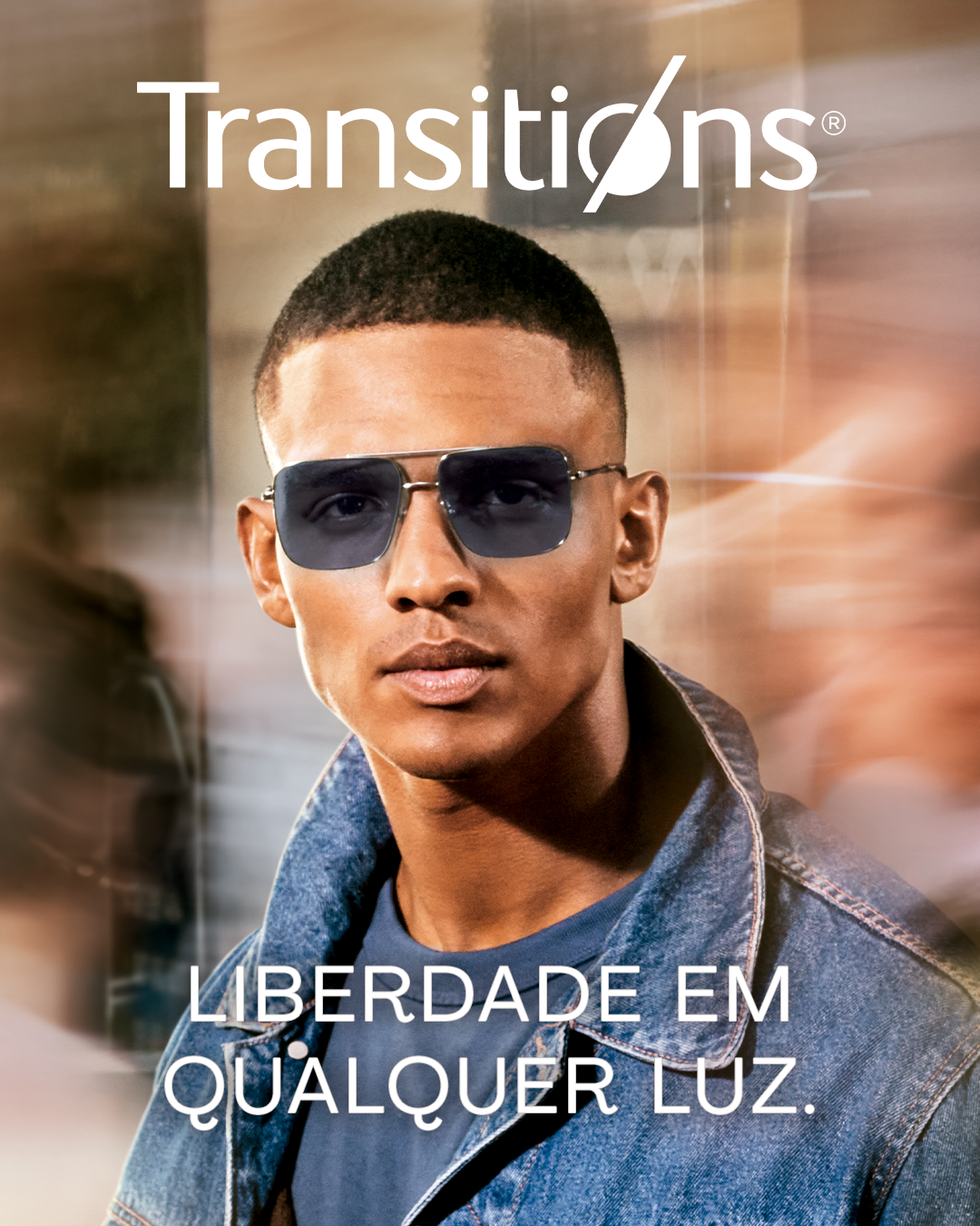 GrandVision by Fototica Facebook ad: Experimente Transitions lentes inteligentes ultradinâmicas…