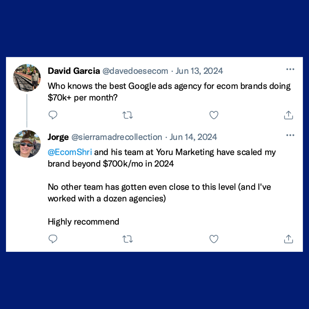 Shri Kanase Facebook ad: Scale Your Brand With Google Ads