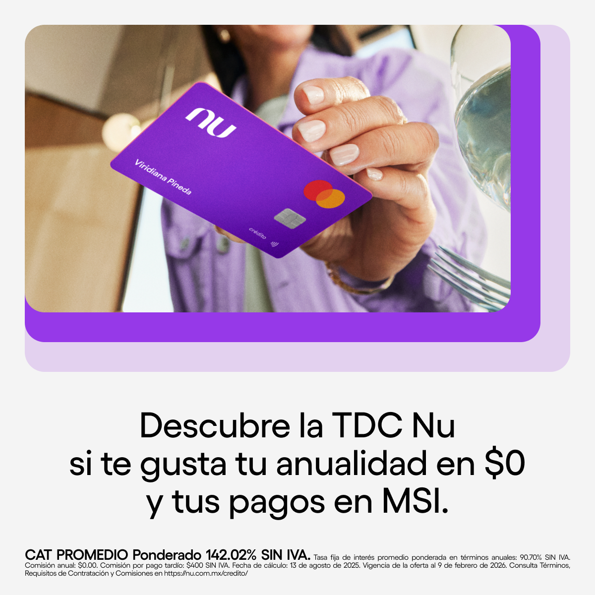 Nu México Facebook ad