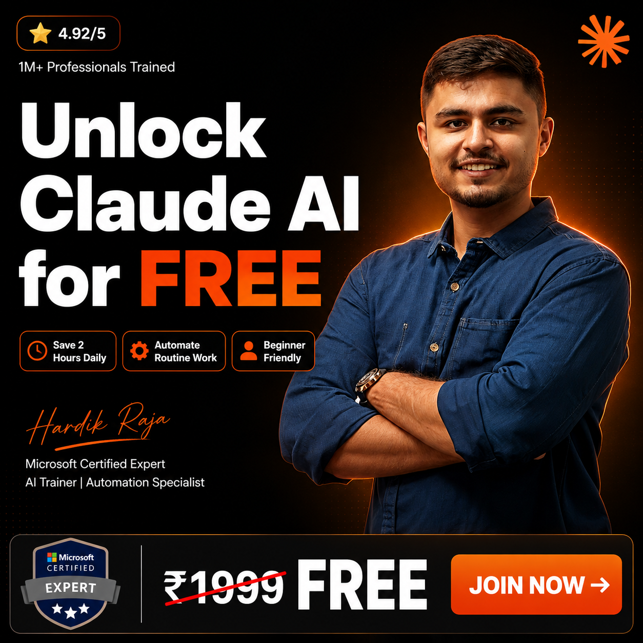 The Claude Club Facebook ad