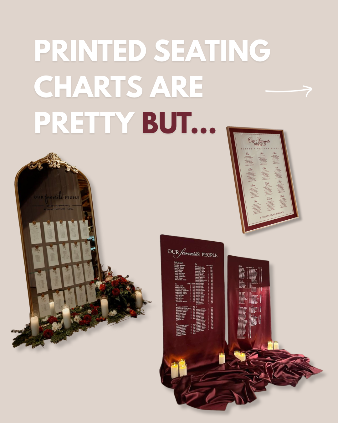 Please Find Your Seat Facebook ad
