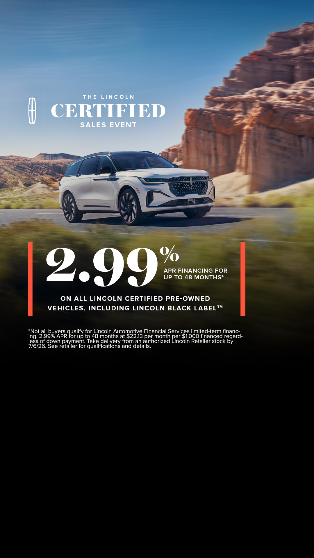 Lincoln Facebook ad