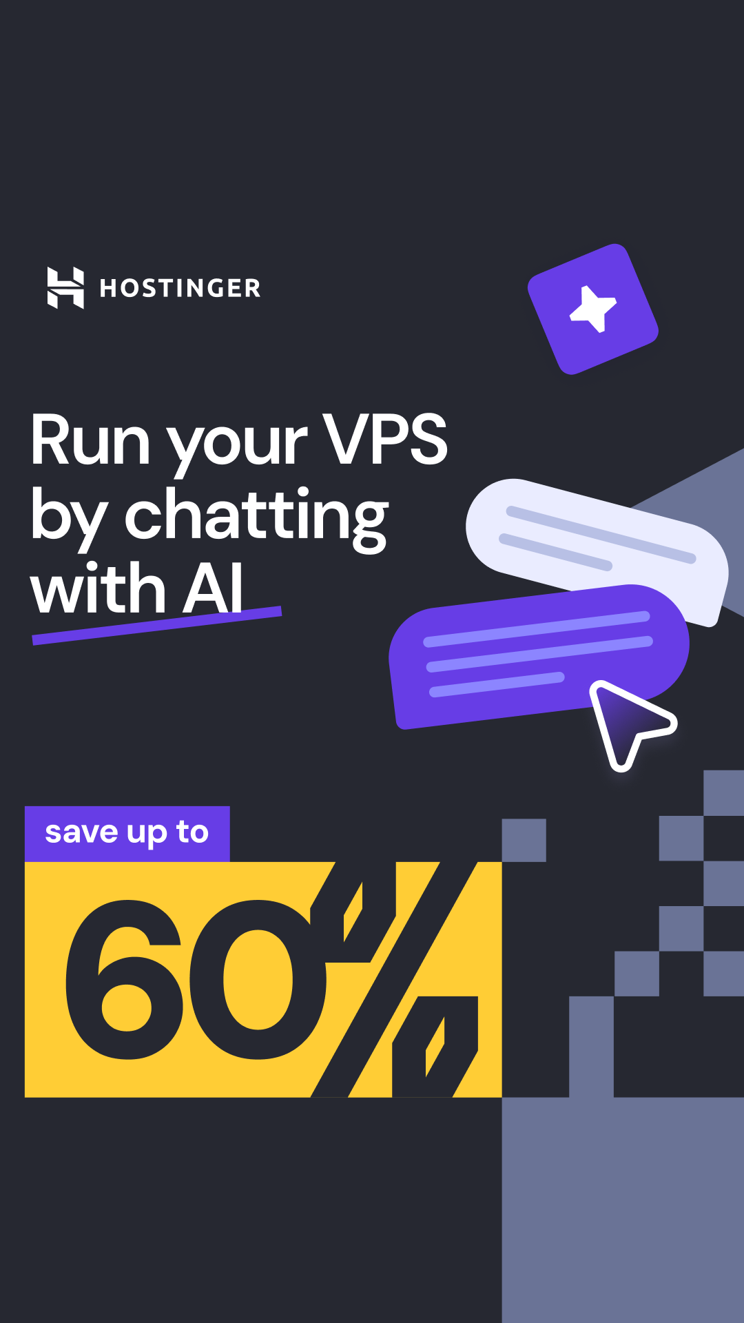 Hostinger Facebook ad from Feb 13, 2026