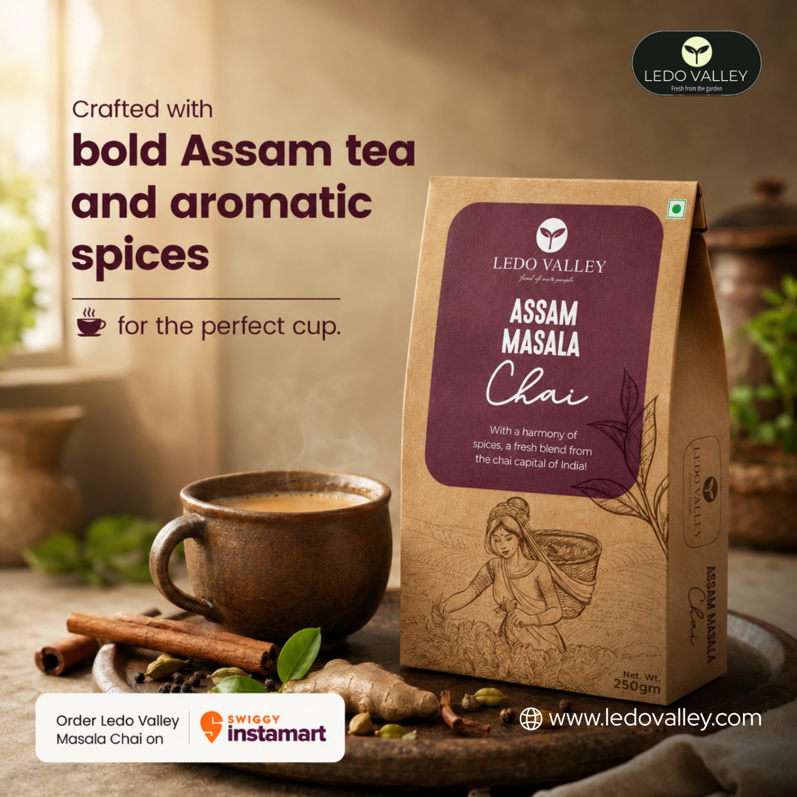 Ledo Valley Assam Tea Facebook ad