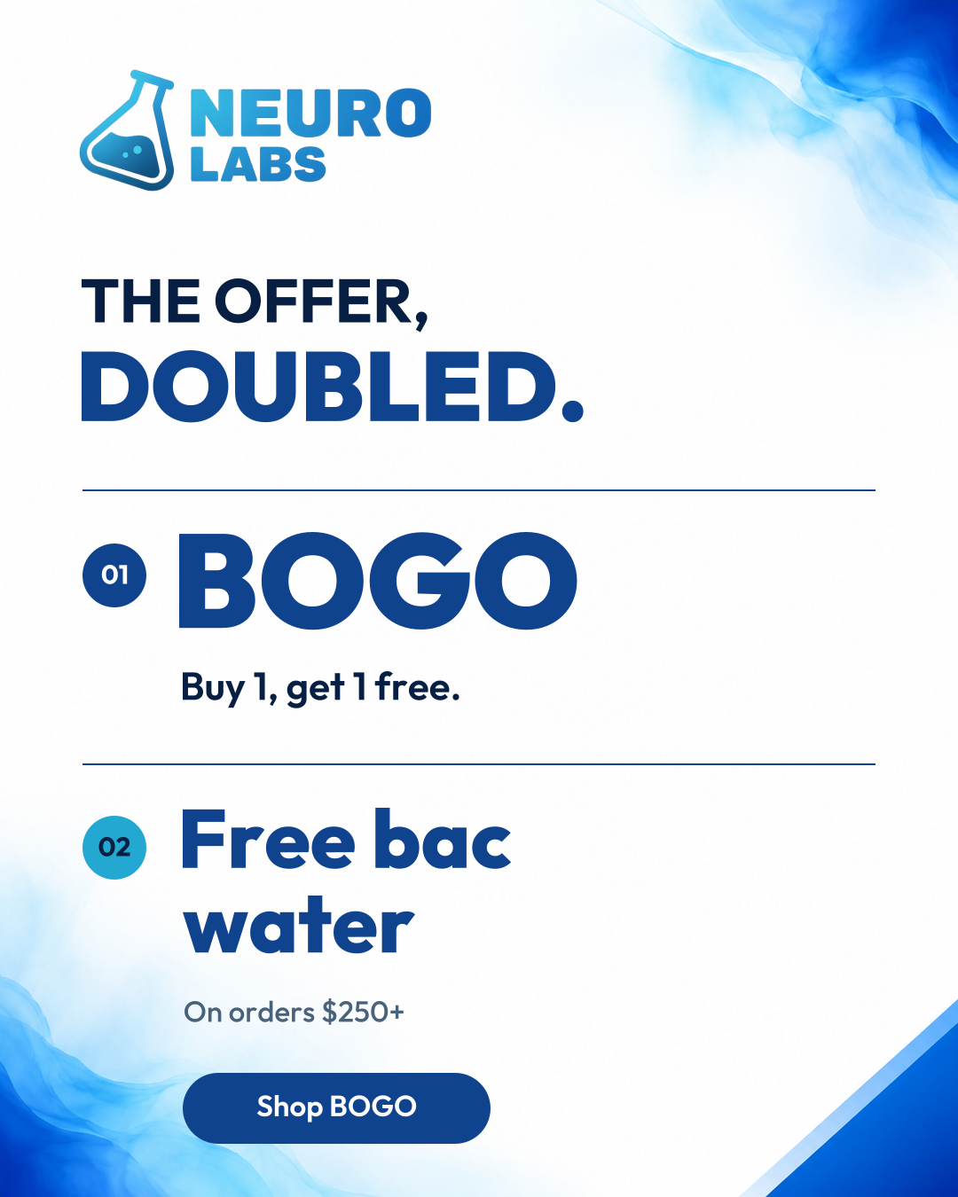NL Facebook ad: NeuroLabs, Premium Research Peptides | ≥99% COA-Tested USA