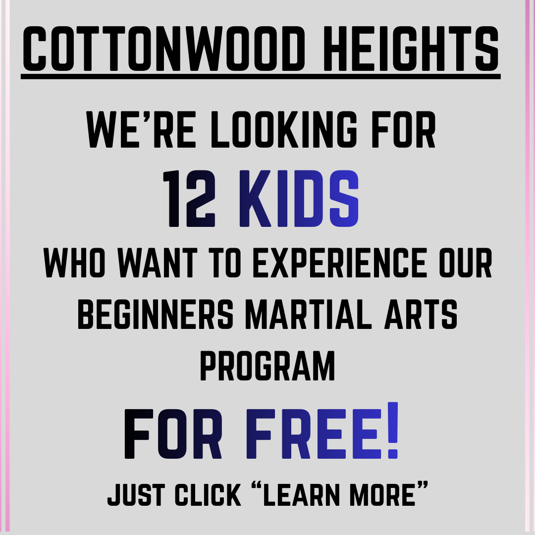 Echo Martial Arts Facebook ad: 7-Day Free Trial Martial Arts + Free T-shirt