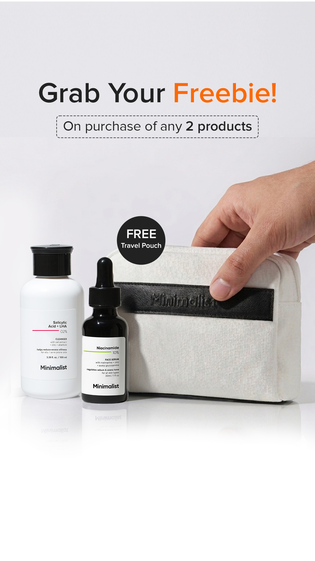 Minimalistinc Facebook ad