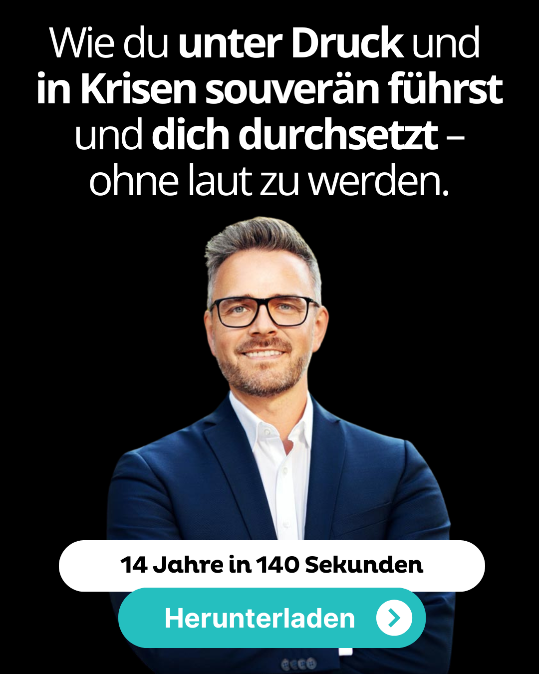 Peter Boch Consulting Facebook ad: Unter Druck souverän führen, ohne laut zu werden