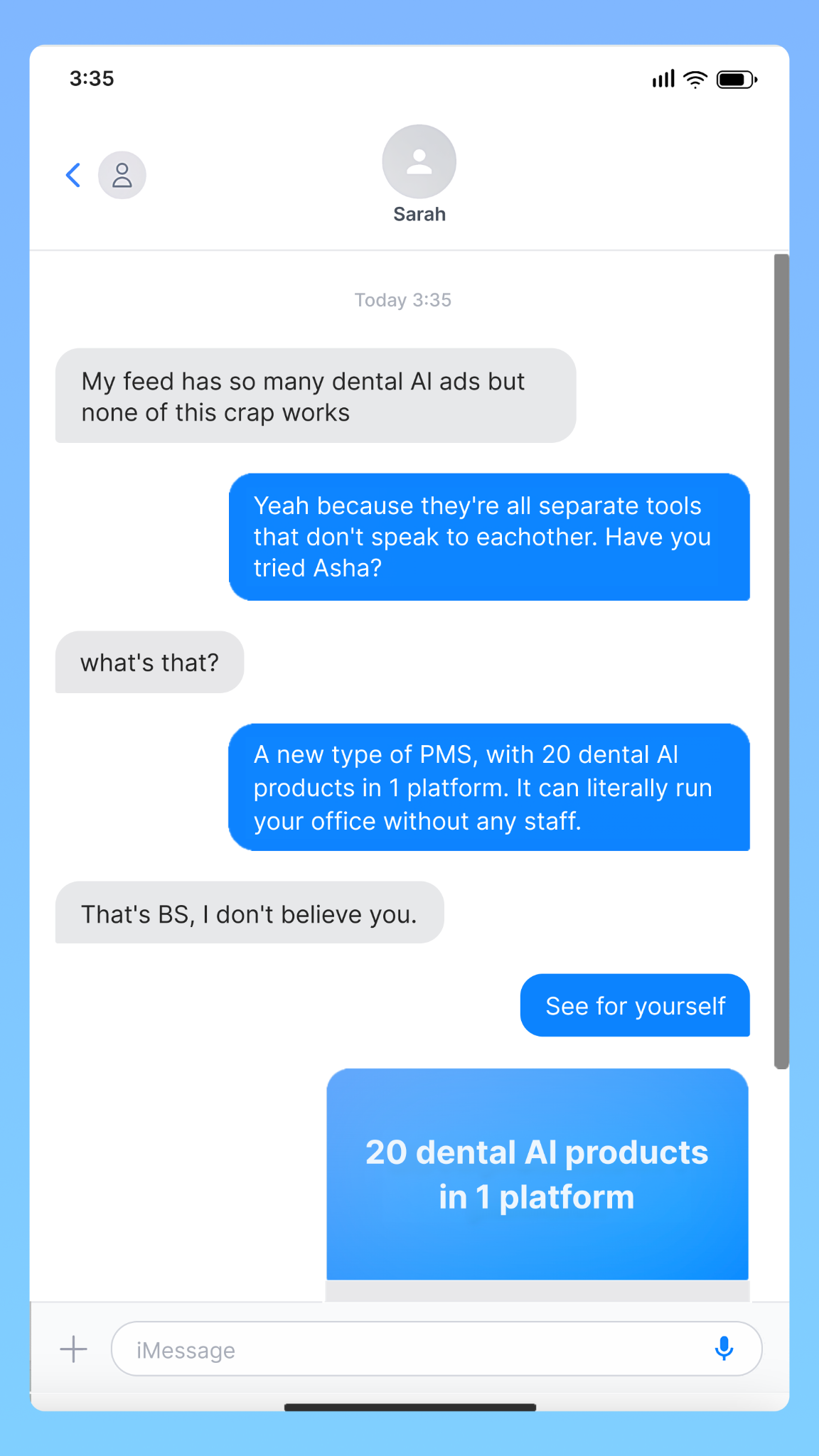 Asha Health Facebook ad