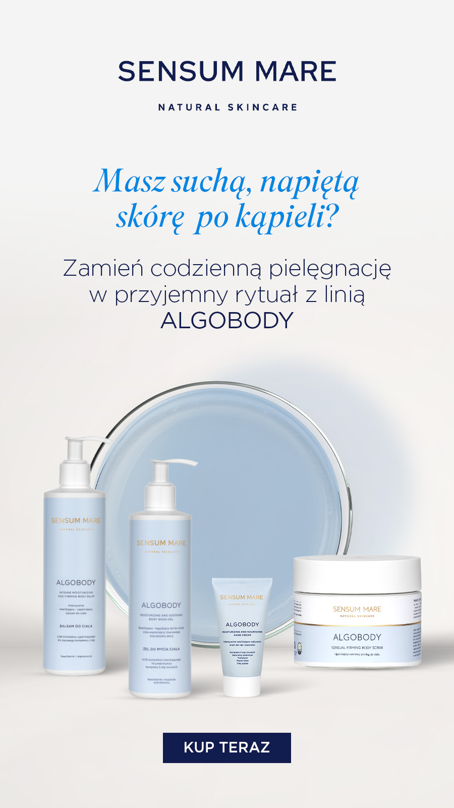 Sensum Mare Natural Skincare Facebook ad