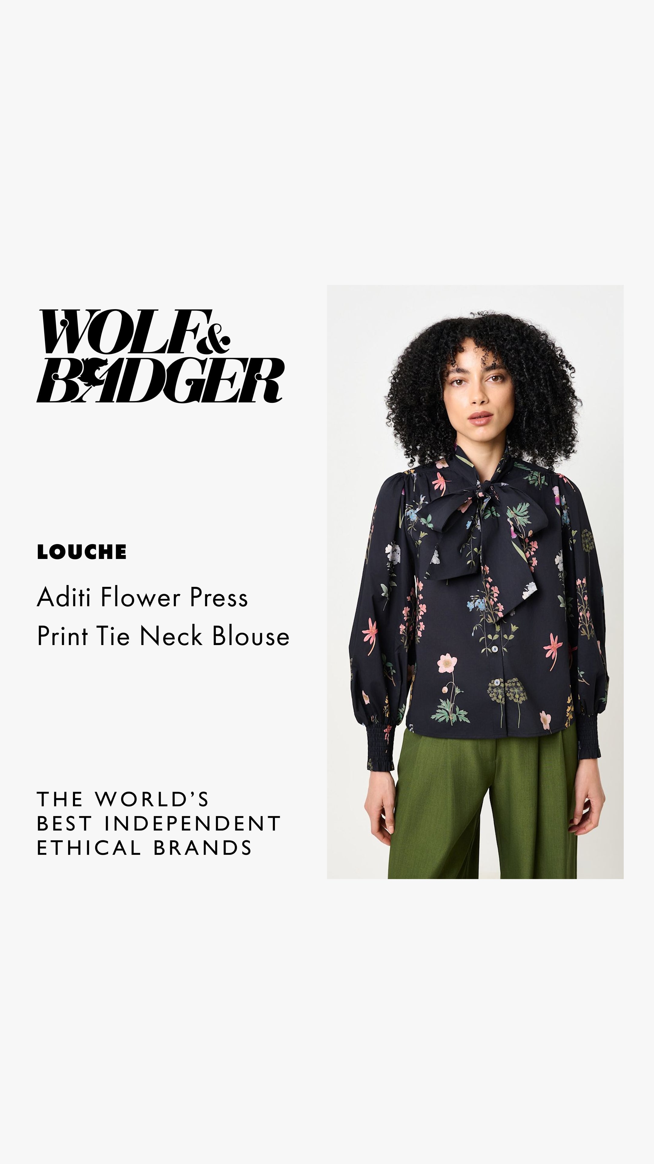 Wolf & Badger Facebook ad