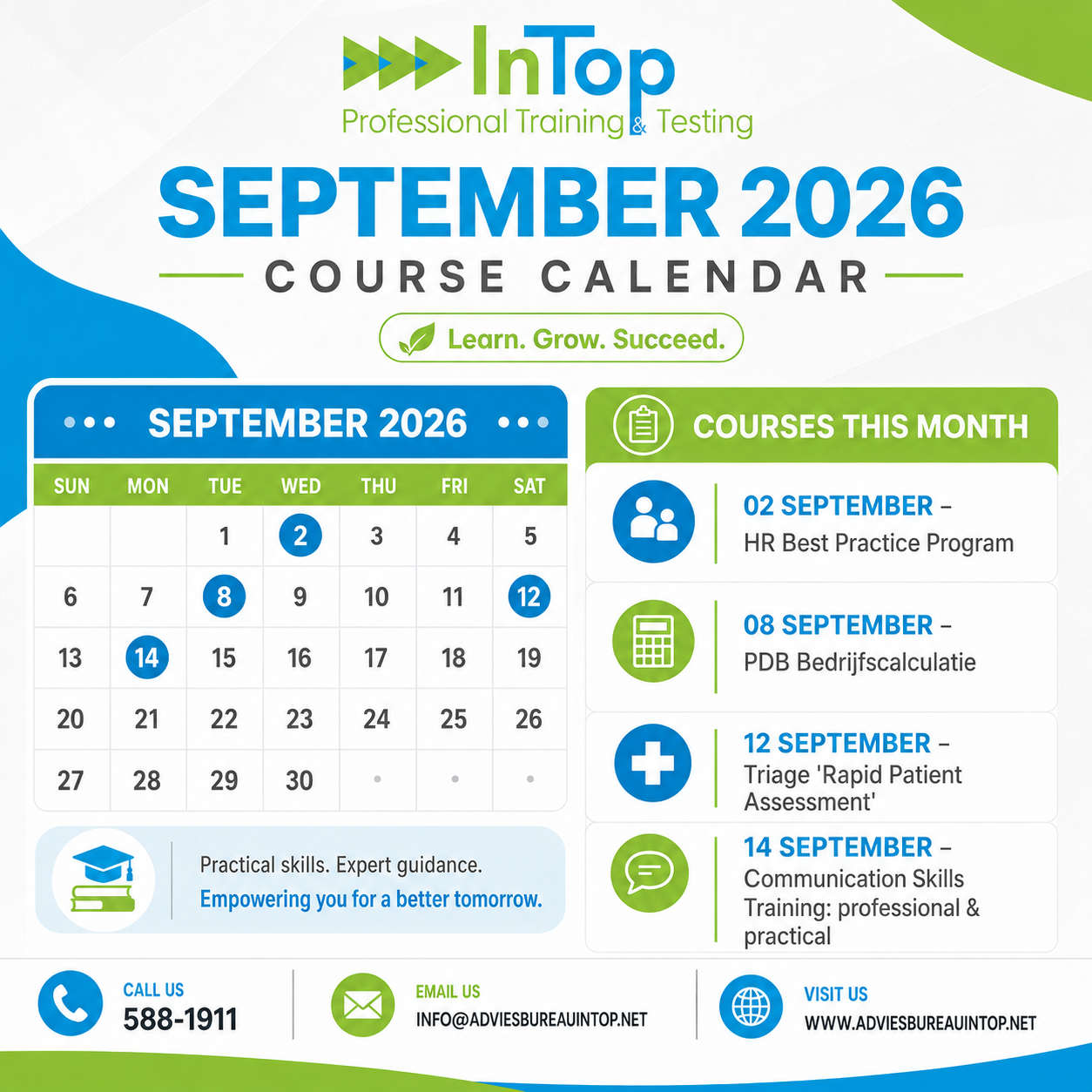 InTop Aruba - Professional Training & Testing Facebook ad