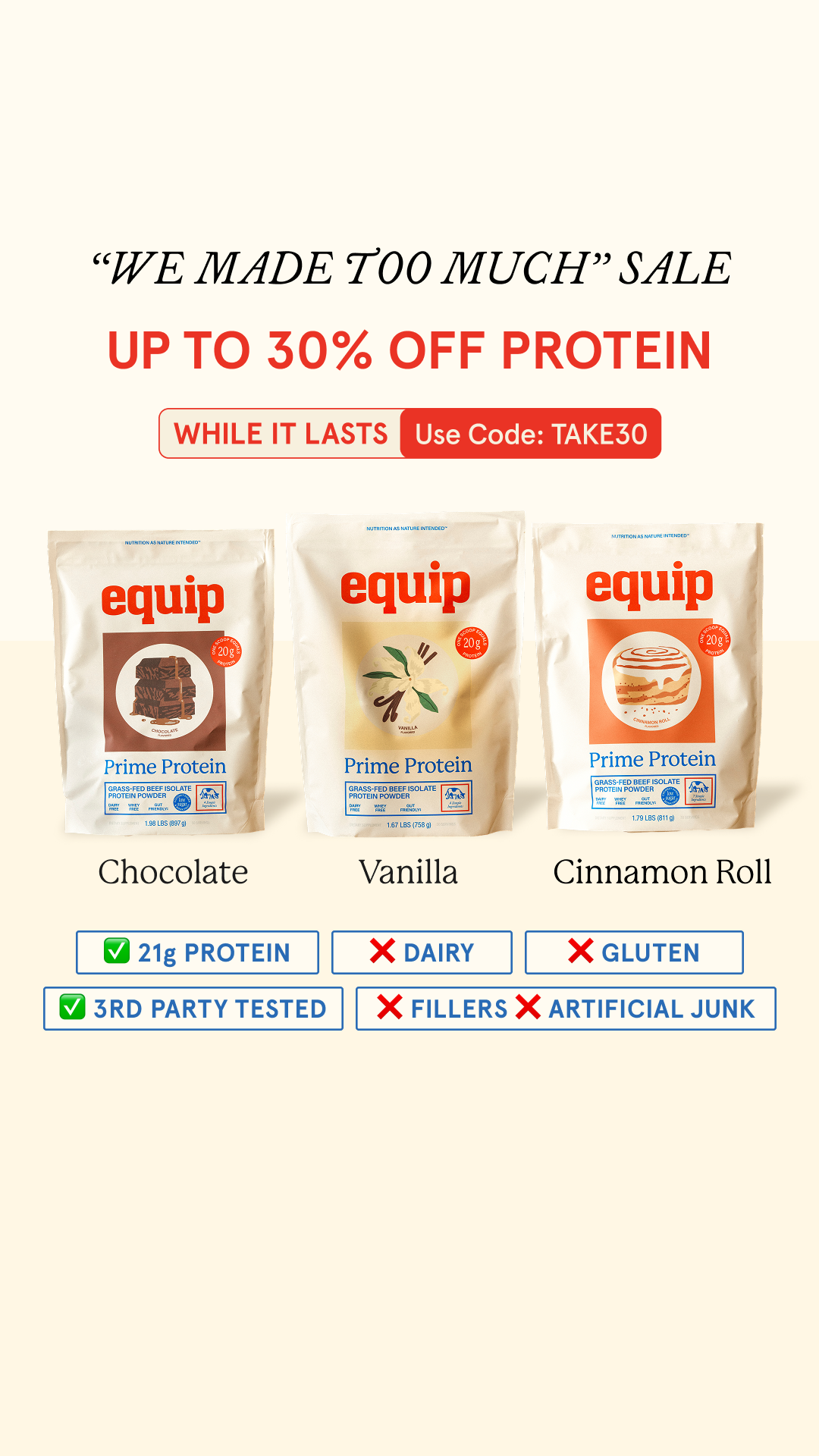 Equip Facebook ad