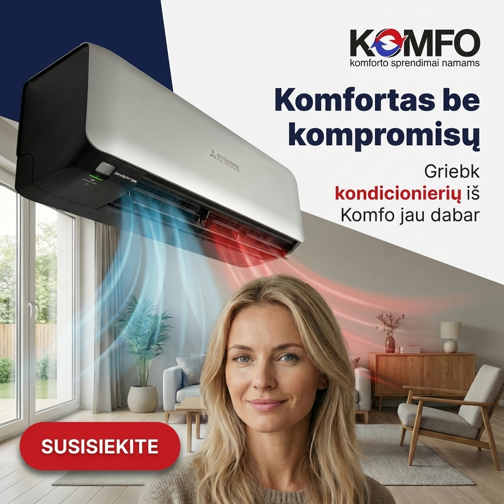 KOMFO - komforto sprendimai namams Facebook ad: Parašykite mums žinutę
