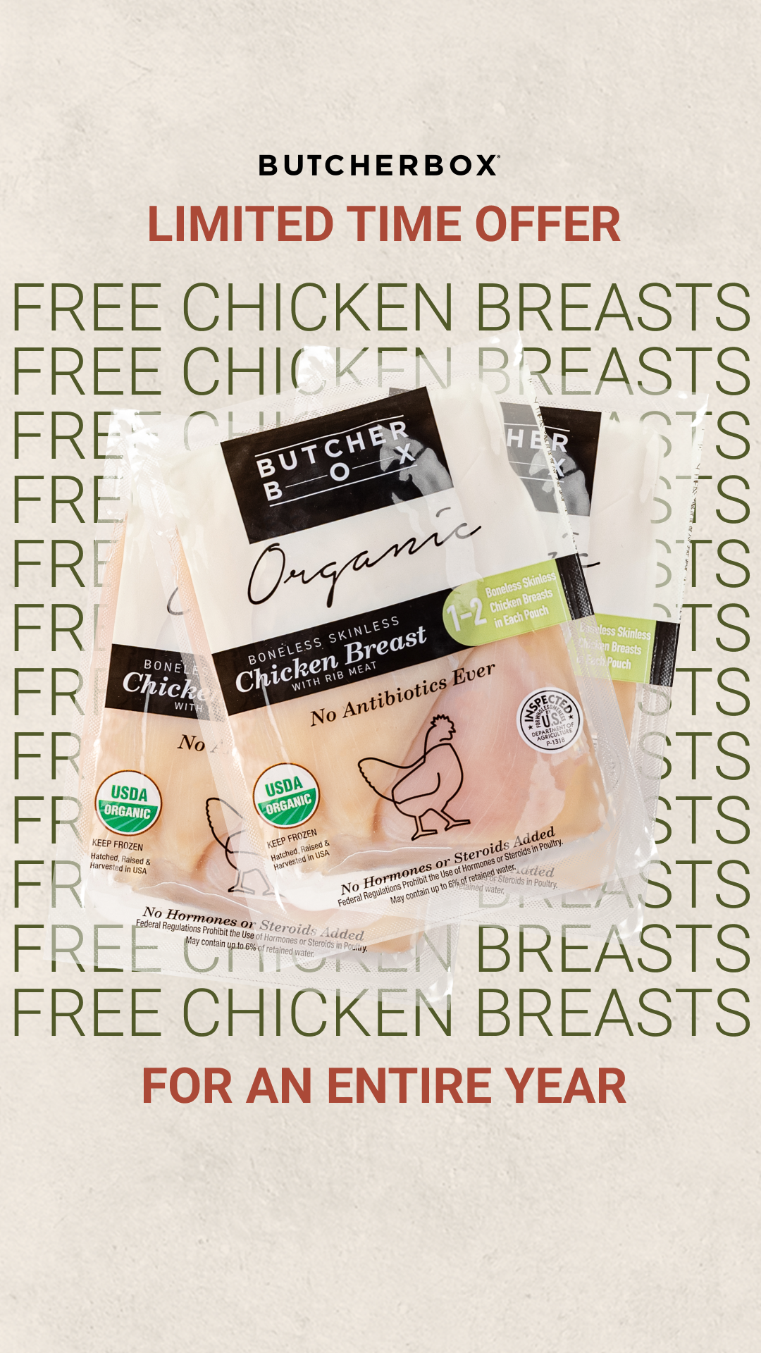 ButcherBox Facebook ad