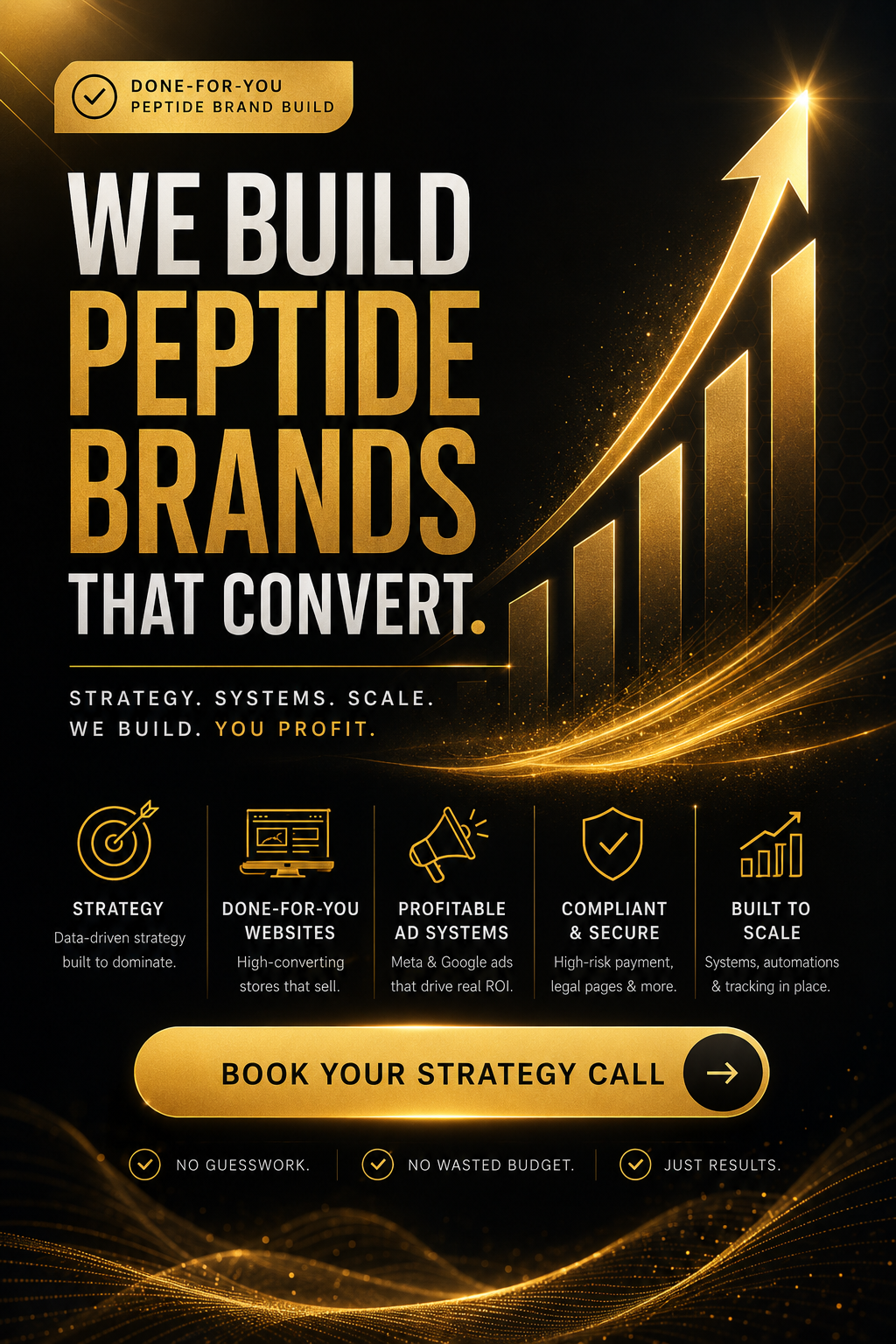 PeptBlueprint Facebook ad: We'll Build Your Entire Peptide Brand in 14 days, Or You…