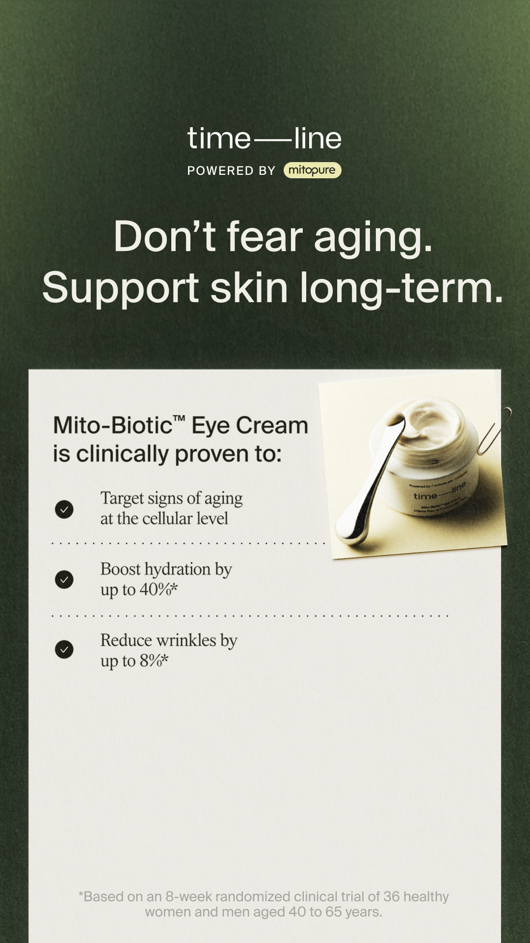 Timeline Longevity Facebook ad