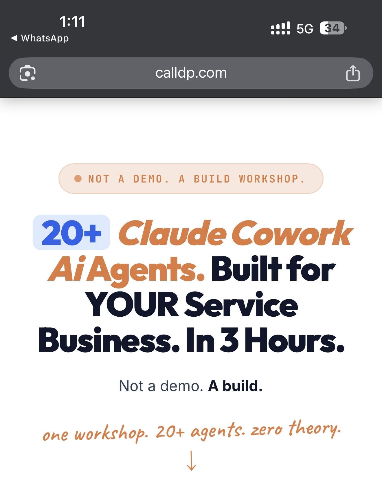Digital Pratik Facebook ad: The $97 Workshop That Replaces a $4,000 AI Agency
