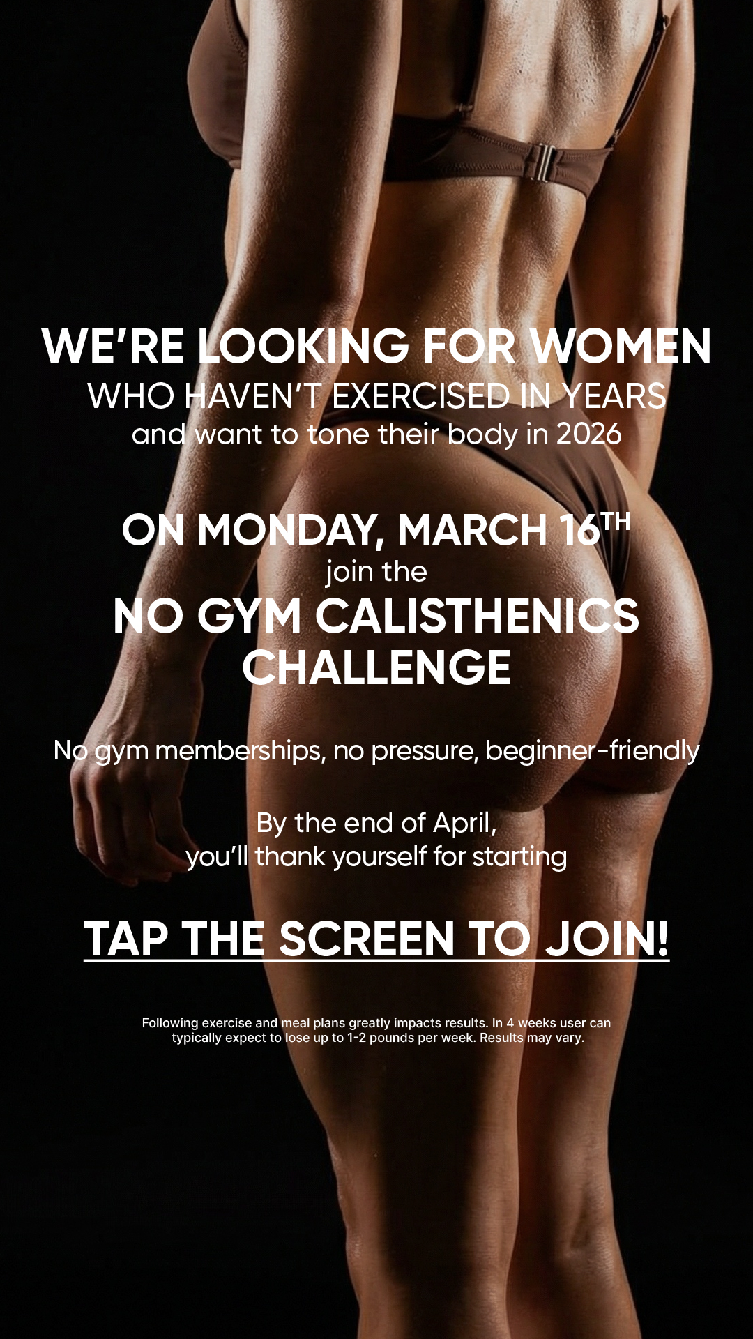 Lessie Fitness Facebook ad