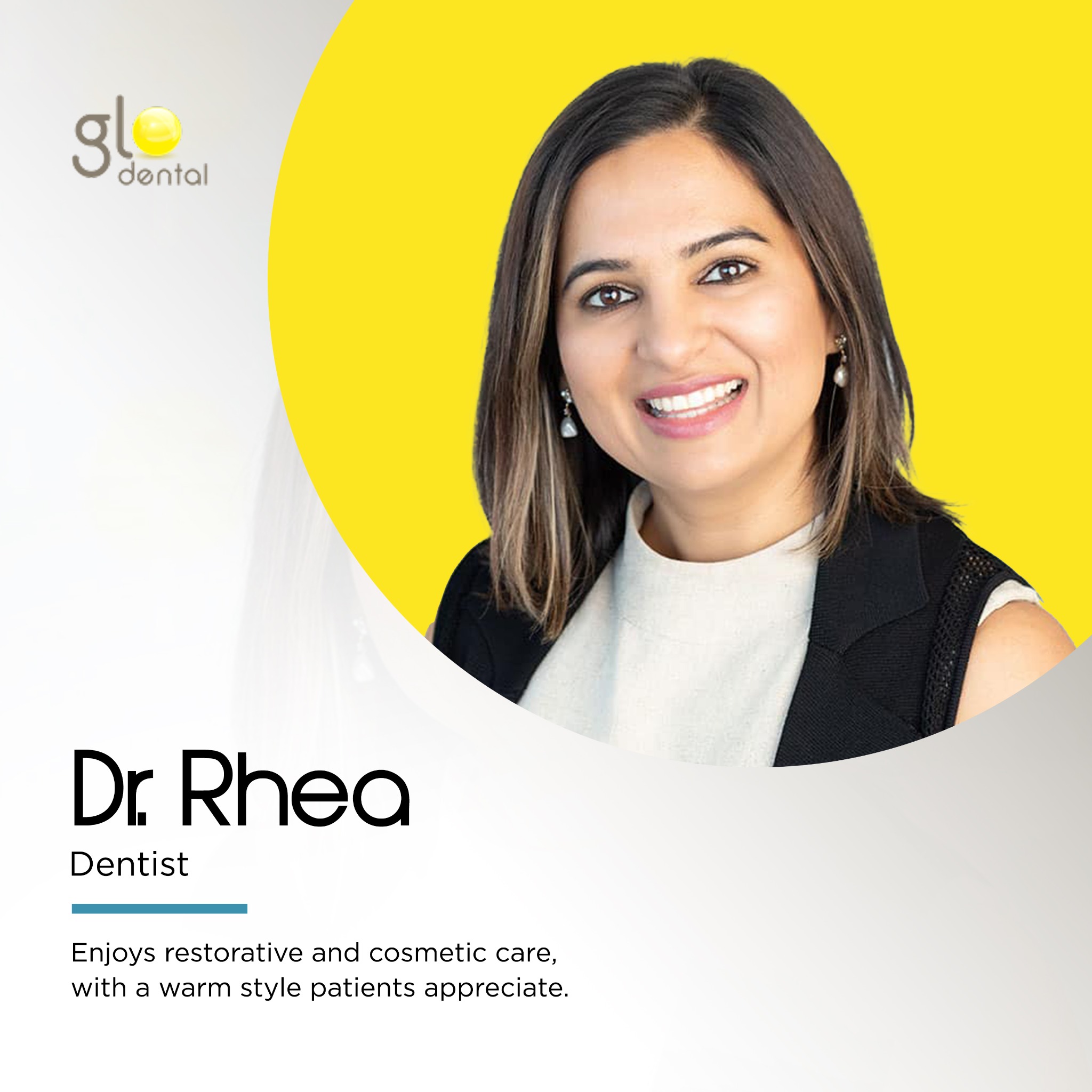 Glo Dental Clinic Facebook ad: Your dental team?
