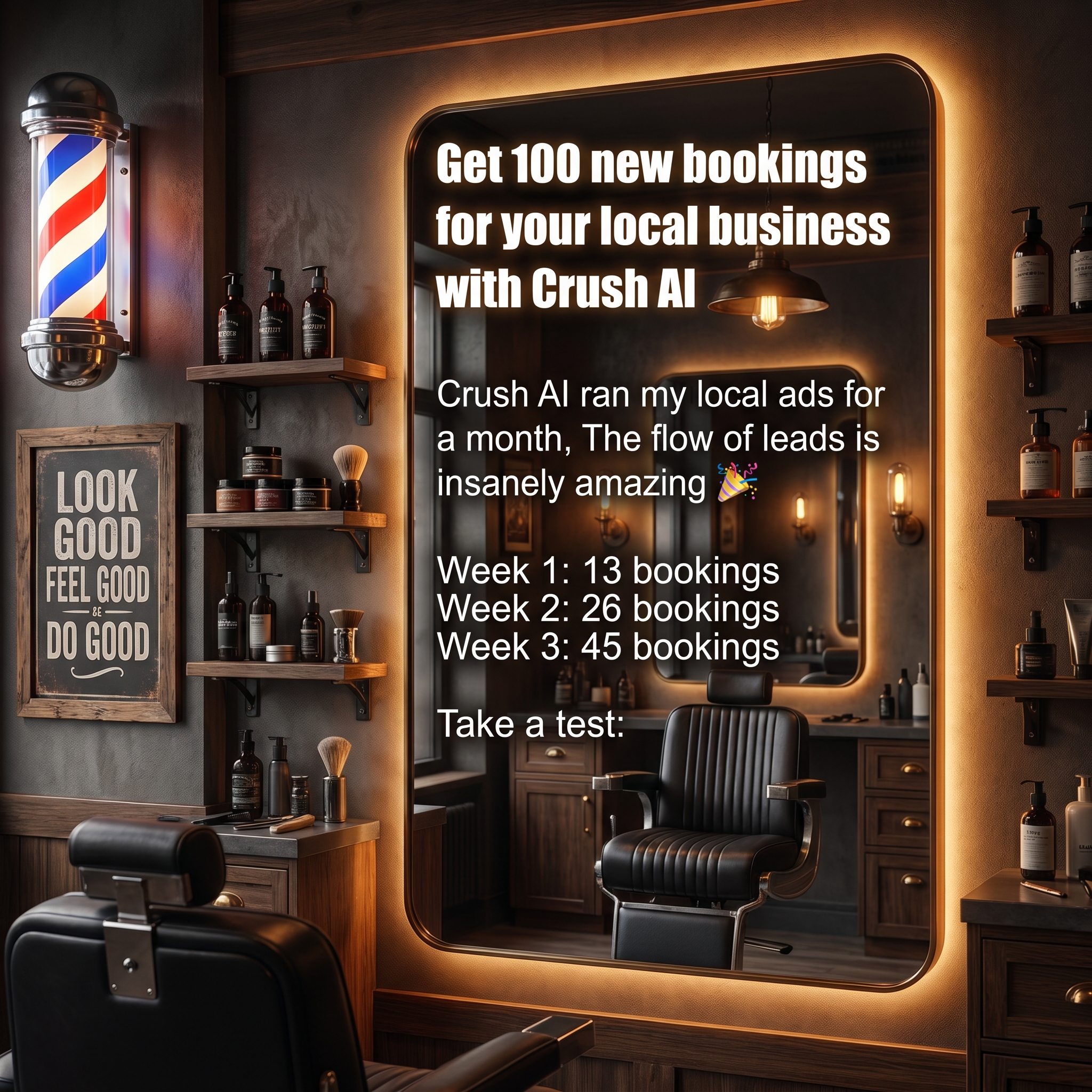 trycrush.ai Facebook ad