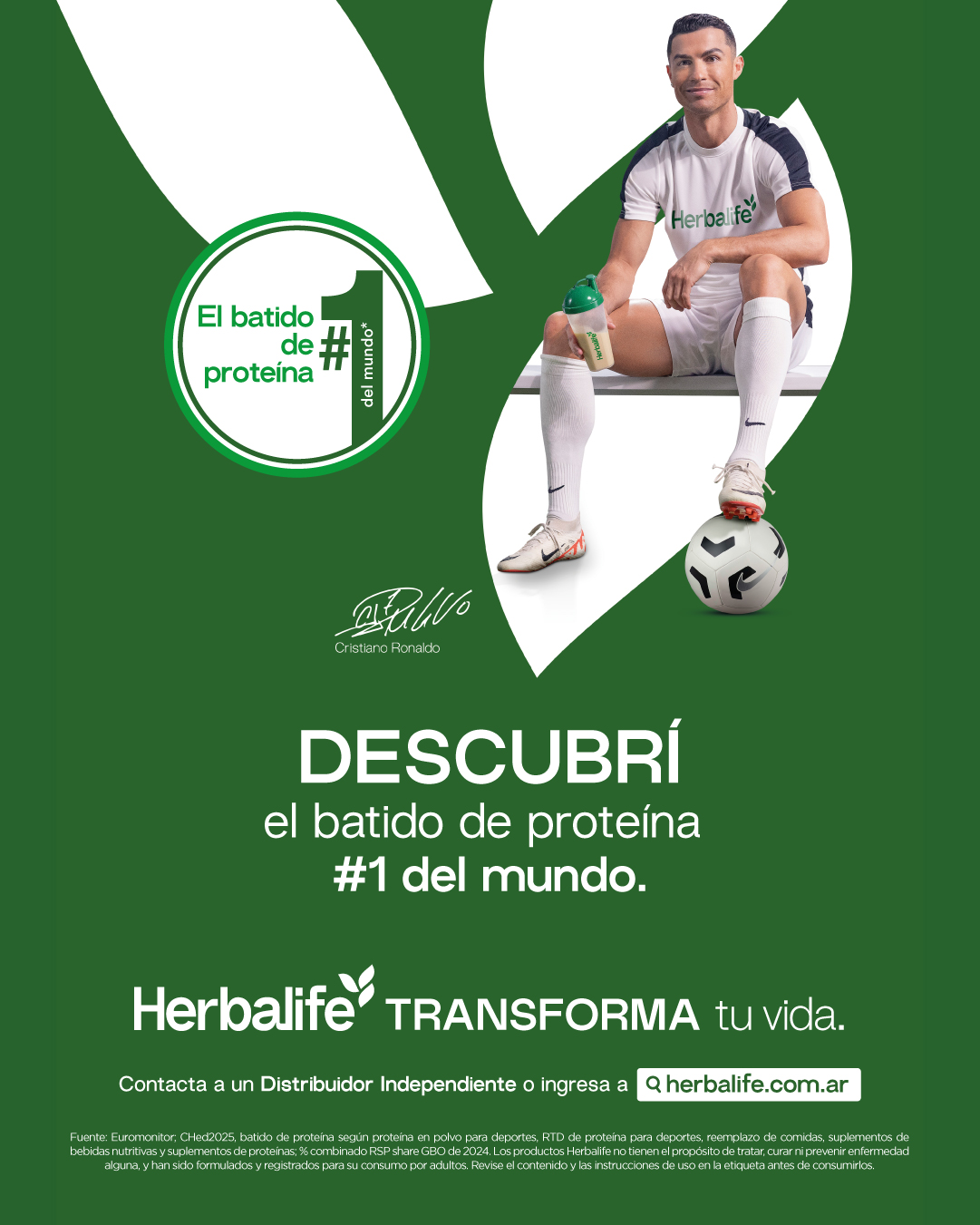 Herbalife Facebook ad: ¡Descubrí el batido de proteína del mundo!