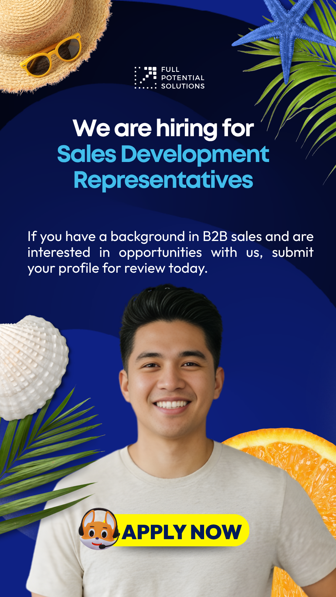 Full Potential Solutions Philippines Facebook ad from May 19, 2026