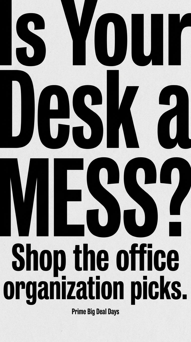 Sharon Recommends Facebook ad: Struggling With Desk Clutter