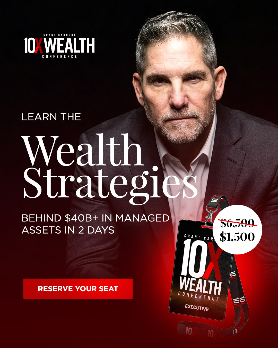 Grant Cardone Facebook ad