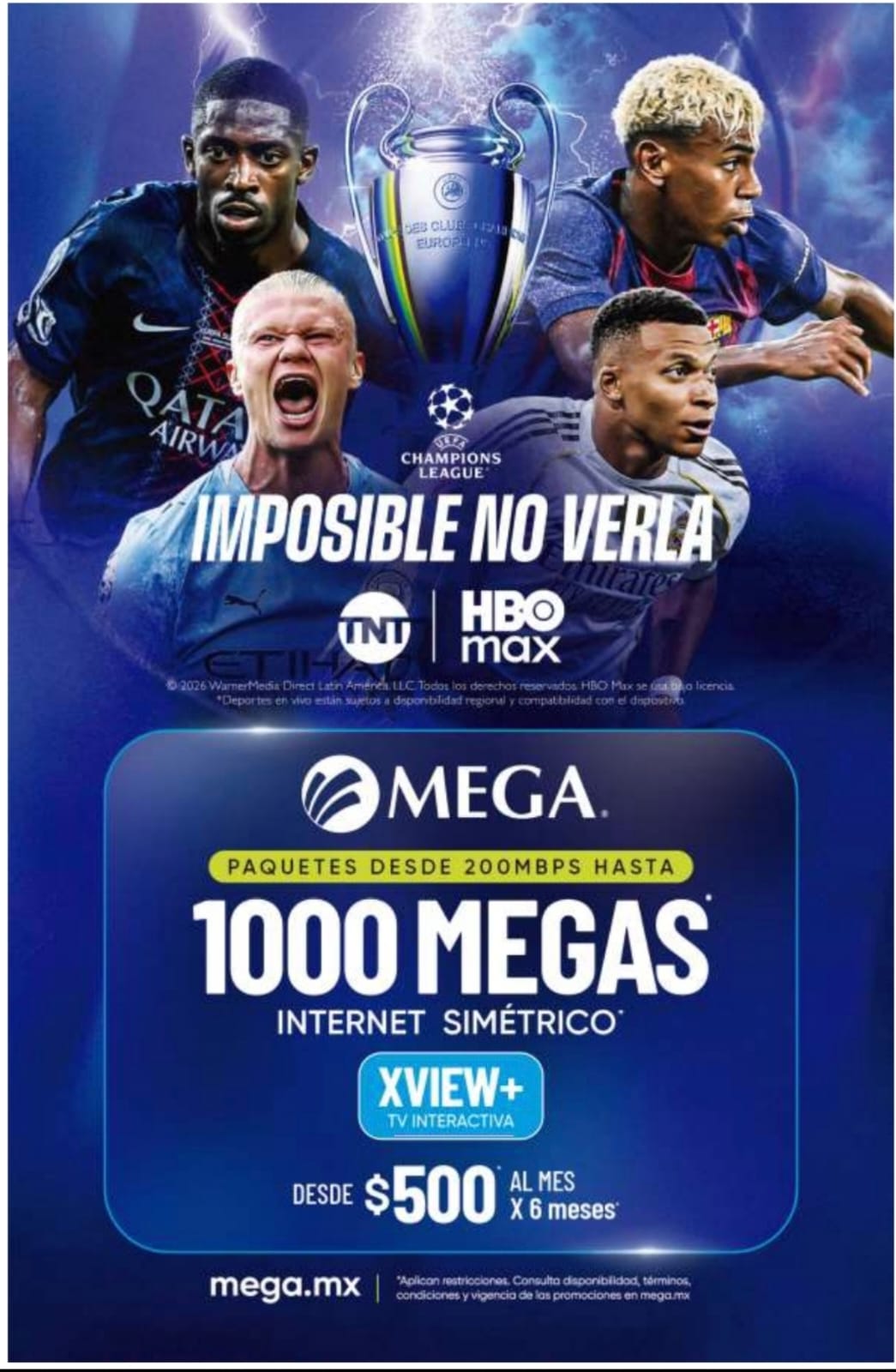 Megacable Querétaro Facebook ad from Apr 24, 2026