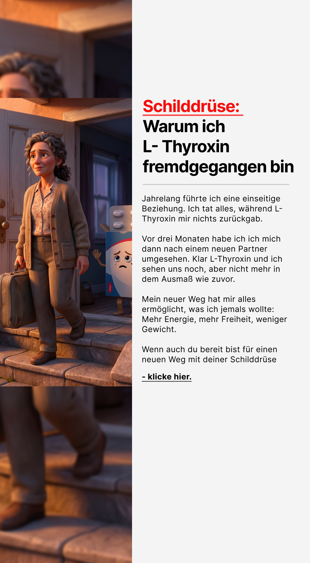 Mission Schilddrüse Facebook ad