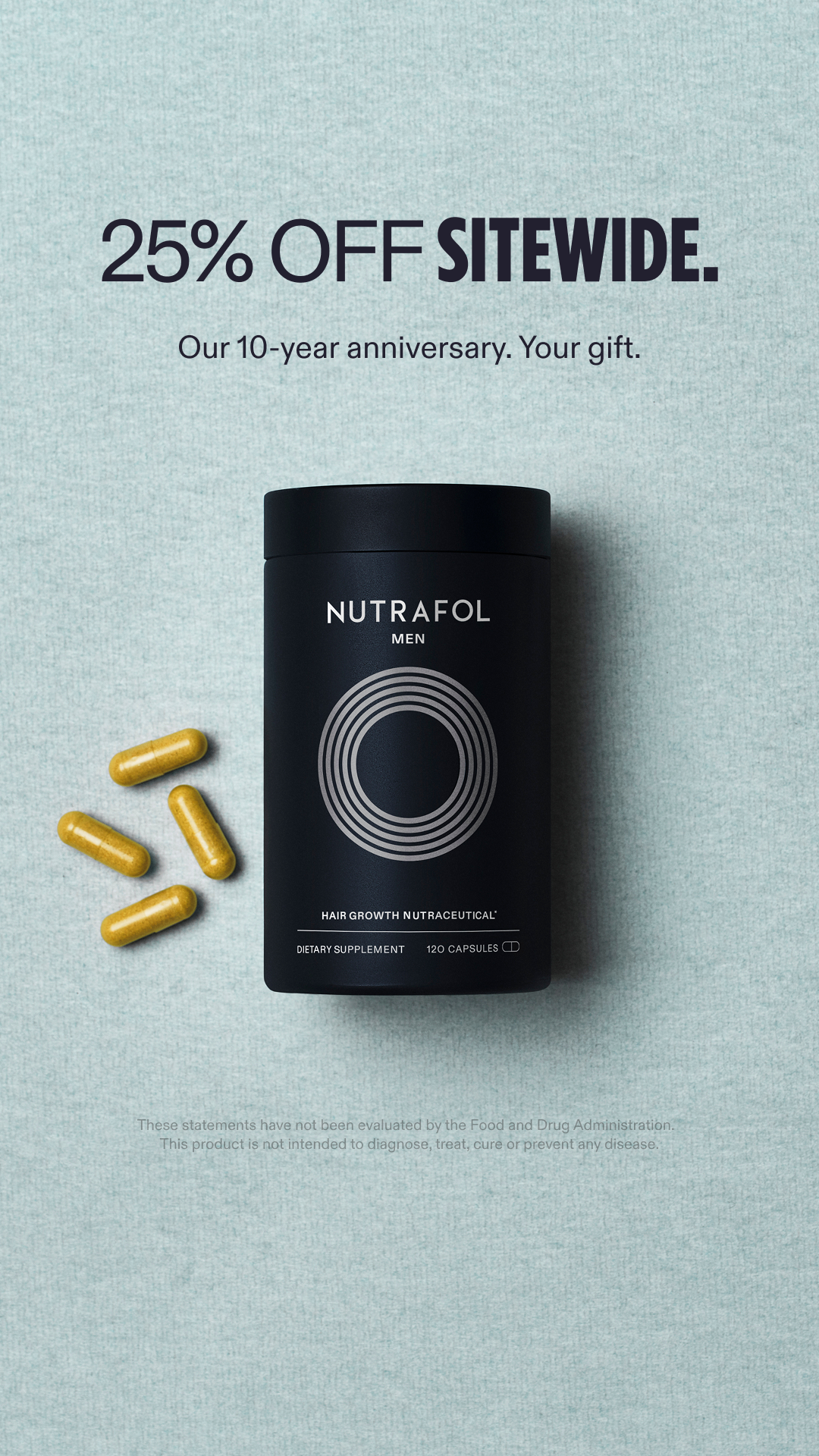 Nutrafol Men Facebook ad