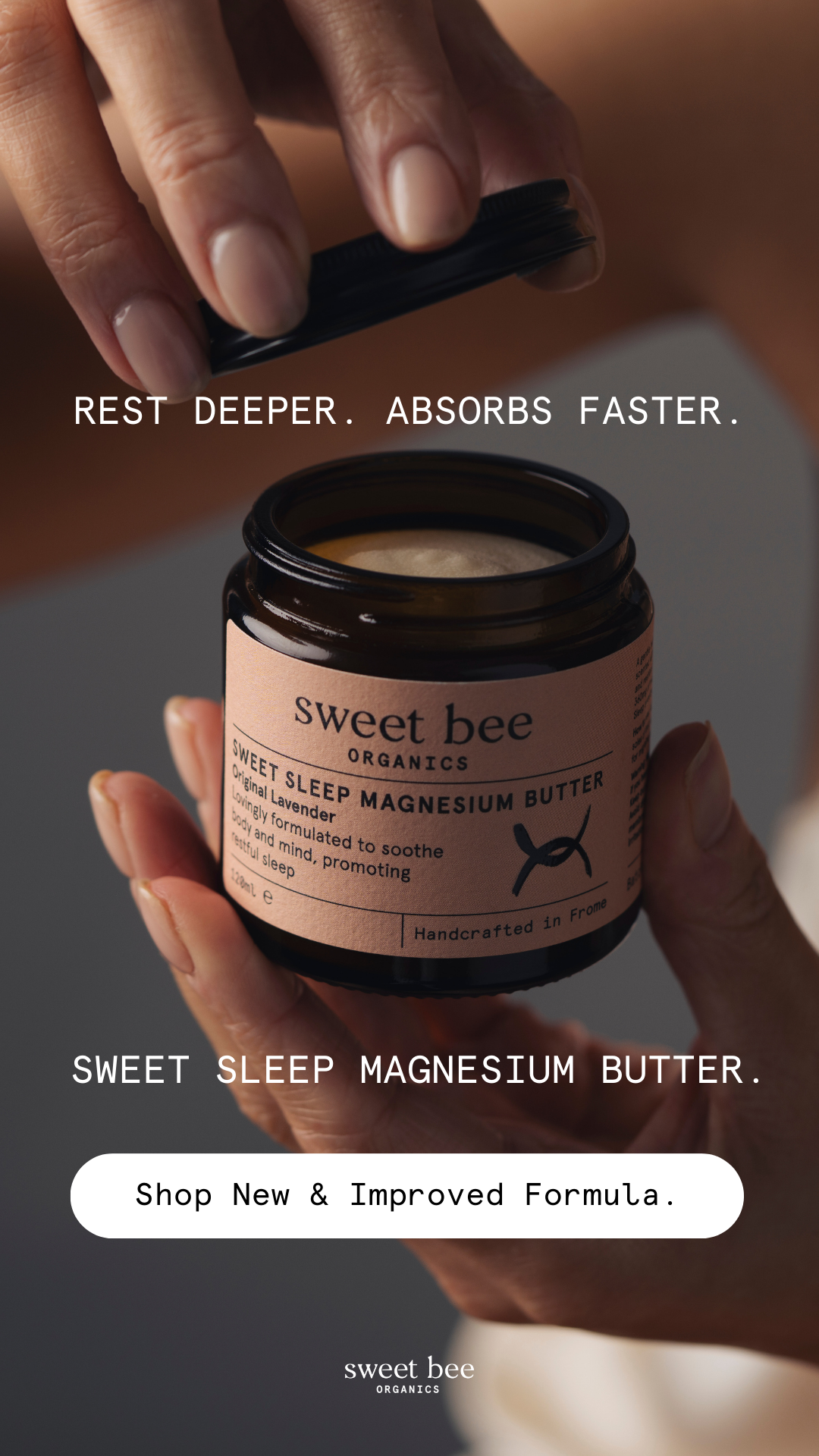 Sweet Bee Organics Facebook ad
