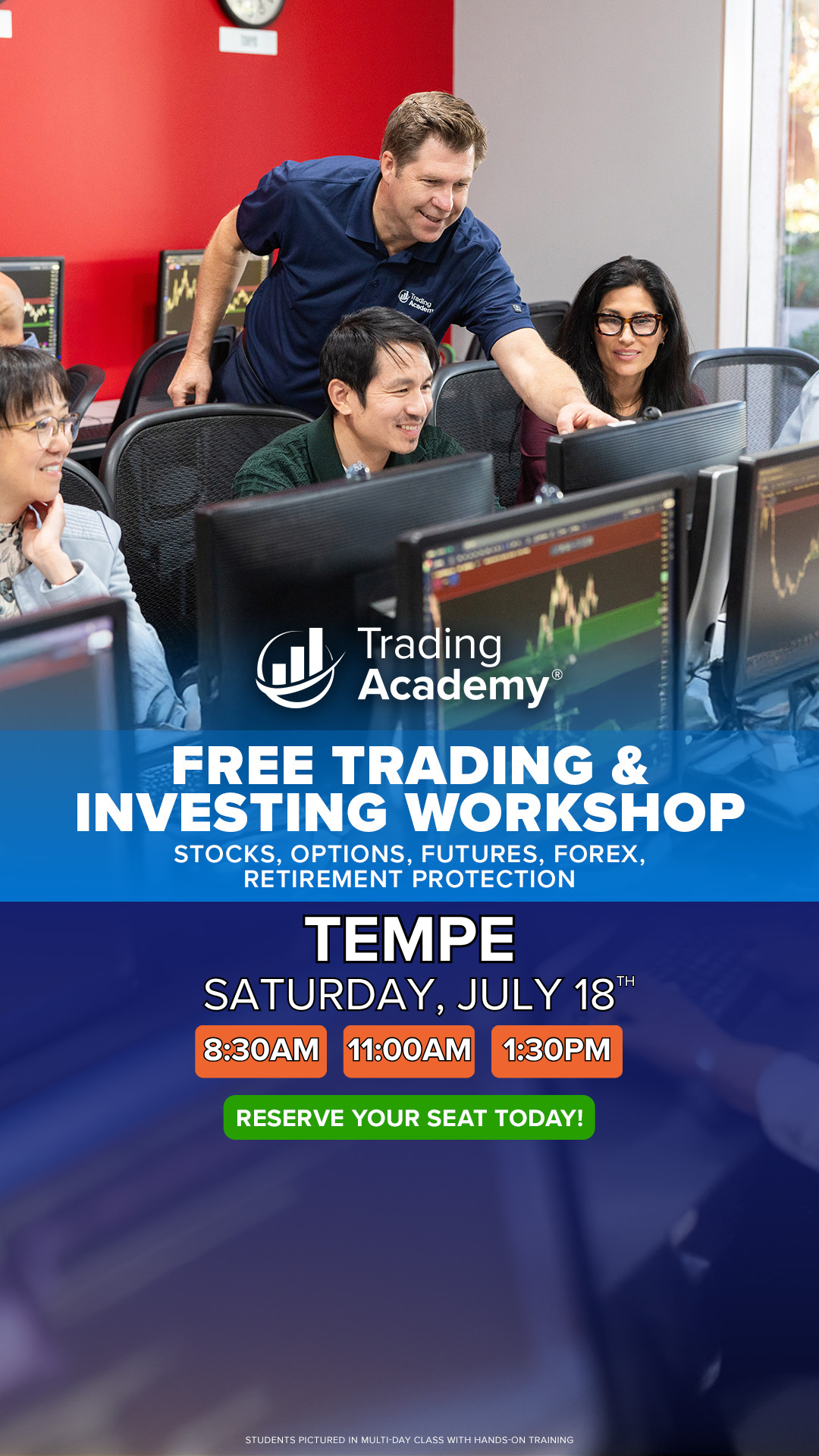 Trading Academy Facebook ad