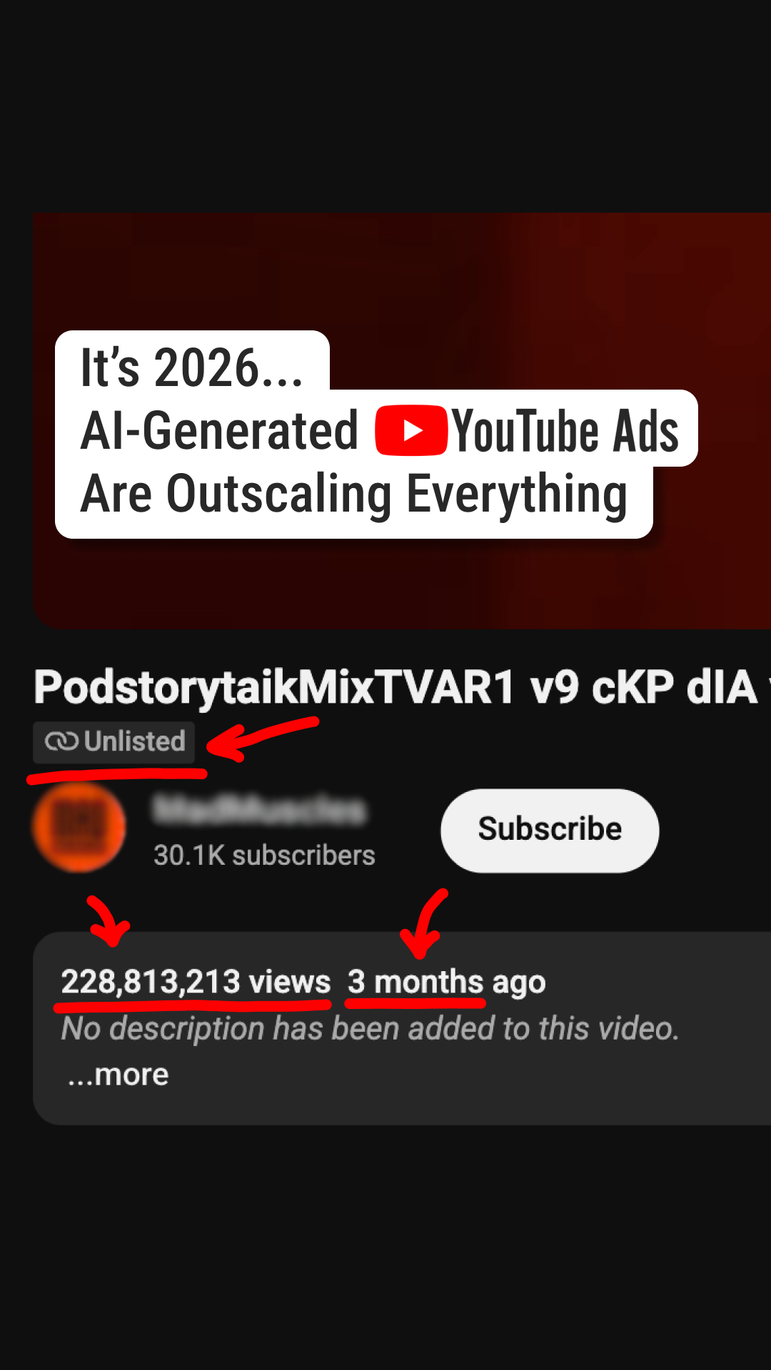 Konrad Schure Facebook ad: YouTube Ads Are Crushing It!