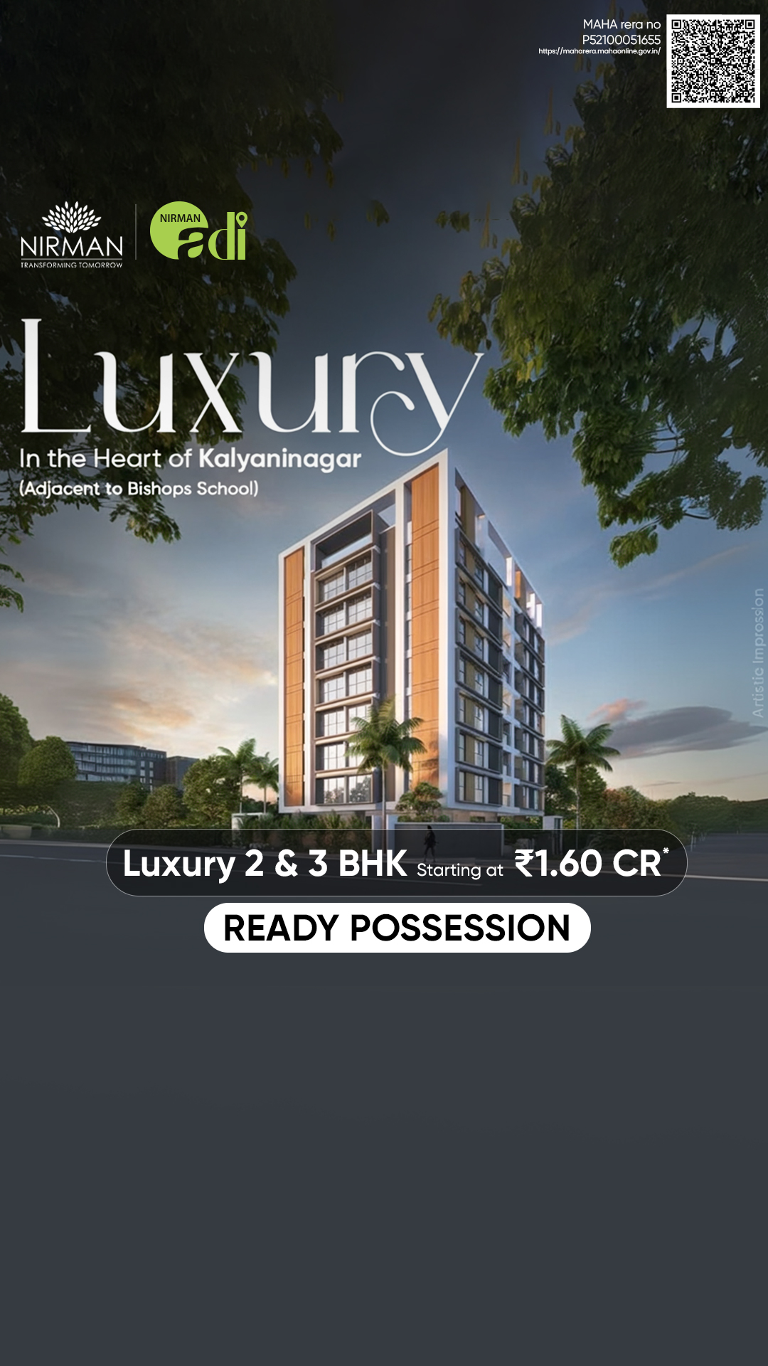Nirman Developers Facebook ad from Jan 15, 2026